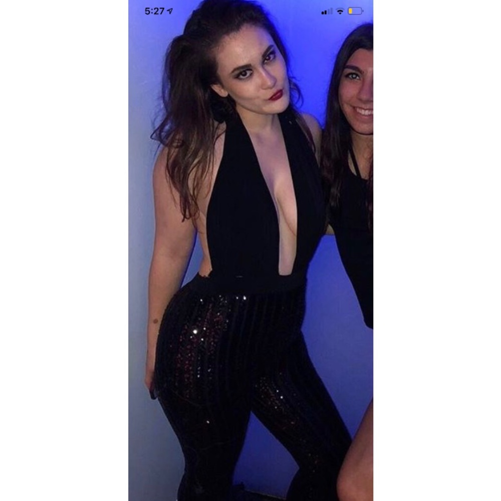 Fashion nova sparkly jumpsuit